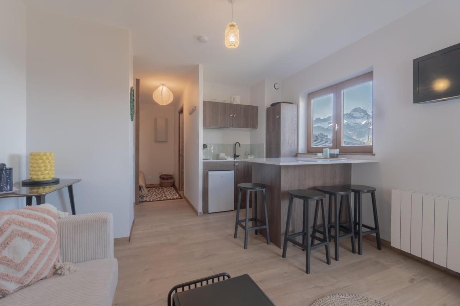 Appartement La Biche Combloux Esterno foto