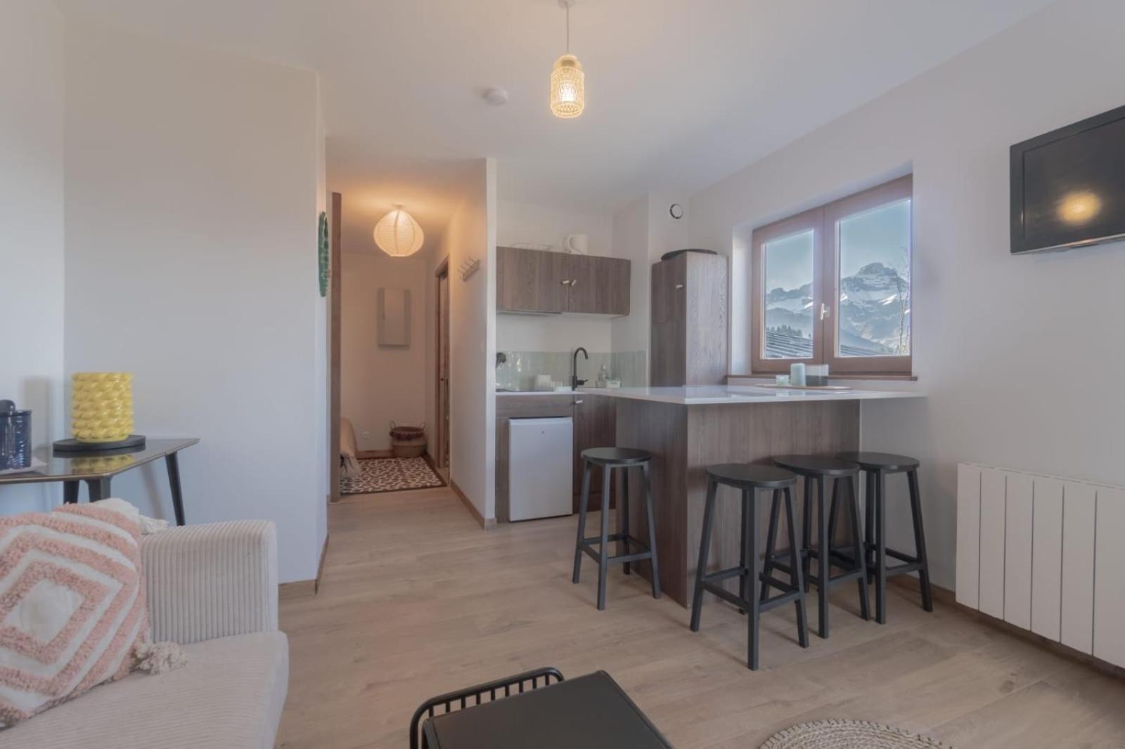 Appartement La Biche Combloux Esterno foto